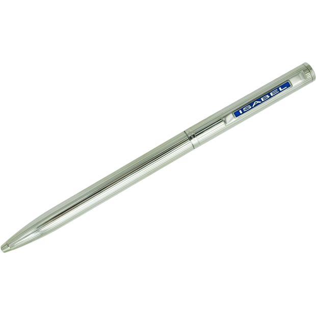 Bolígrafo de plata personalizado con nombre esmaltadoReferencia: BL0115Elegante bolígrafo de plata de estilo clásico, decorado con un diseño de lineas finas.Ideal para regalos, ocasiones especiales o uso profesional.El capuchón y el cuerpo están fabricados en plata de ley maciza con acabado en brillo.El sistema de carga de tinta es compatible con recambios estandar.El cierre es de tipo giratorio y retractil.Fabricado íntegramente en Alemania.Se puede personalizar con el nombre grabado en relieve.