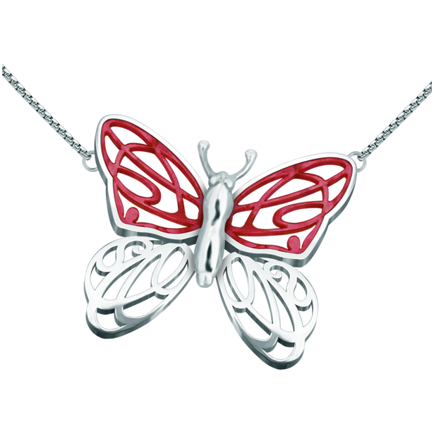 Colgante de plata y nácar "Mariposa con alas Art Nouveau"Referencia: CO1617Colgante Mariposa Art Nouveau fabricada en plata de ley y acero.Piezas de museo inspiradas en las obras mas representativas del movimiento Art Nouveau y Art Déco, y del modernismo de finales del siglo XIX y principios del siglo XX.