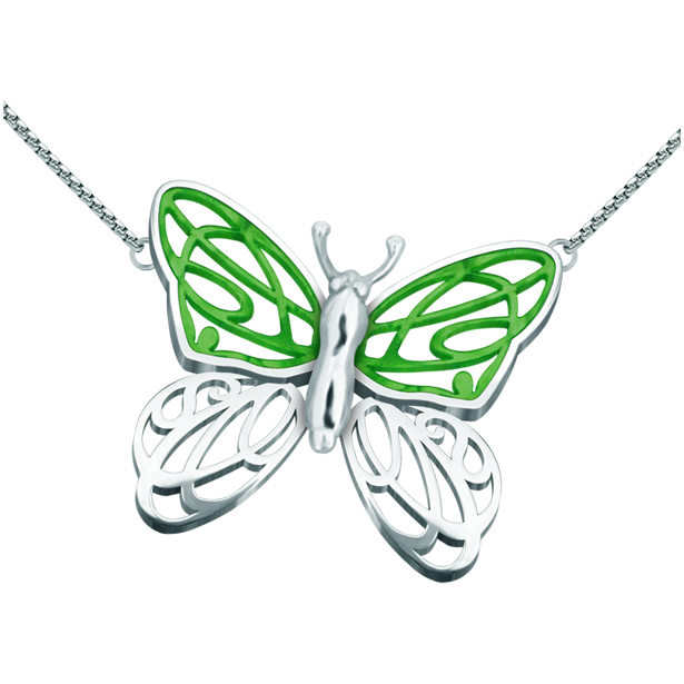 Pendentif en argent et nacre "Papillon avec ailes Art Nouveau"Referencia: CO1617Pendentif papillon Art Nouveau en argent sterling et acier.Pièces de musée inspirées des œuvres les plus représentatives des mouvements Art nouveau et Art déco, et du modernisme de la fin du XIXe siècle et du début du XXe siècle.