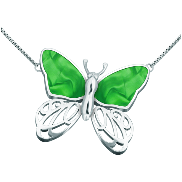 Colgante Art Nouveau de plata y nácar "Mariposa"Referencia: CO1618Colgante Mariposa Art Nouveau fabricada en plata de ley y acero.Piezas de museo inspiradas en las obras mas representativas del movimiento Art Nouveau y Art Déco, y del modernismo de finales del siglo XIX y principios del siglo XX.