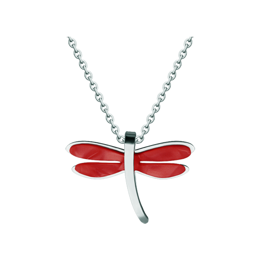 Art Deco dragonfly pendant in steel and mother-of-pearlRef. code: CO1962Pendant made of polished steel smooth to the touch and mother-of-pearl cellulose.Museum pieces inspired by the most representative works of the Art Nouveau and Art Deco movements, and the modernism of the late nineteenth and early twentieth centuries.