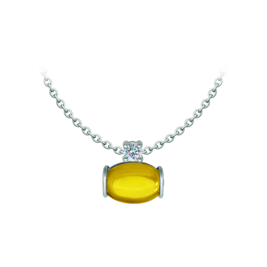 Pendentif en argent avec cristaux ovales colorés et moissaniteReferencia: CO1993Pendentif en argent sterling avec un cabochon de cristal coloré de 16x12mm et une moissanite taillée en brillant de 5mm.La moissanite est une pierre précieuse créée en laboratoire qui a gagné une place spéciale dans la joaillerie en raison de sa beauté et de ses qualités uniques. Elle éblouit par son éclat semblable à celui d'un diamant et par sa grande résistance (9,25 sur l'échelle de Mohs).Découverte à l'origine dans une météorite à la fin du 19e siècle, cette origine 