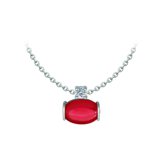 Colgante de plata con moissanita y cristal ovalado de coloresReferencia: CO1993Colgante fabricado en plata de ley con un cabujón de cristal de colores de 16x12mm y una moissanita talla brillante de 5mm engastada.La moissanita es una gema preciosa creada en laboratorio que se ha ganado un lugar especial en la joyería por su belleza y cualidades únicas, deslumbra por su brillo superior al del diamante y su gran resistencia (9,25 en la escala de Mohs).Descubierta originalmente en un meteorito a finales del siglo XIX, y ese origen “estelar” le otorga un encanto singular.Llena de destellos únicos, combina lujo y elegancia en una sola joya.