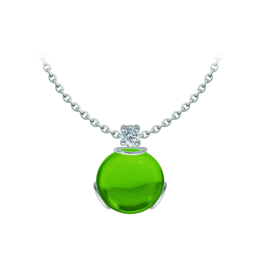 Colgante de plata con moissanita y cristal de coloresReferencia: CO1997Colgante fabricado en plata de ley con un cabujón de cristal de colores de 18x18mm y una moissanita talla brillante de 5mm engastada.La moissanita es una gema preciosa creada en laboratorio que se ha ganado un lugar especial en la joyería por su belleza y cualidades únicas, deslumbra por su brillo superior al del diamante y su gran resistencia (9,25 en la escala de Mohs).Descubierta originalmente en un meteorito a finales del siglo XIX, y ese origen “estelar” le otorga un encanto singular.Llena de destellos únicos, combina lujo y elegancia en una sola joya.