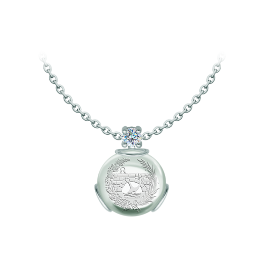 Silberner Anhänger mit dem Wappen von Ingeniero de Caminos, eingraviert in Bergkristall und MoissanitRef. Code: CO1999Anhänger aus Sterlingsilber mit einem 18x18 mm großen farbigen Glascabochon, auf dessen Rückseite das Anagramm des Colegio Oficial de Ingeniero de Caminos, Canales y Puertos eingraviert ist, und einem 5 mm großen Moissanit im Brillantschliff.Moissanit ist ein im Labor hergestellter Edelstein, der aufgrund seiner Schönheit und seiner einzigartigen Eigenschaften einen besonderen Platz in der Schmuckherstellung einnimmt. Er besticht durch seinen diamantenähnlichen Glanz und seine hohe Festigkeit (9,25 auf der Mohs-Skala).Ursprünglich wurde er Ende des 19. Jahrhunderts in einem Meteoriten entdeckt, und dieser 