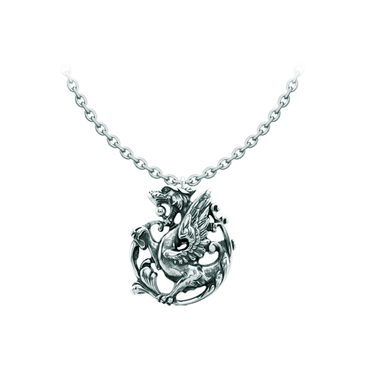 Art Nouveau Dragon Pendant in silverRef. code: CO2035Dragon pendant with Art Nouveau style made in sterling silver.Museum pieces inspired by the most representative works of the Art Nouveau and Art Deco movements, and the modernism of the late nineteenth and early twentieth centuries.