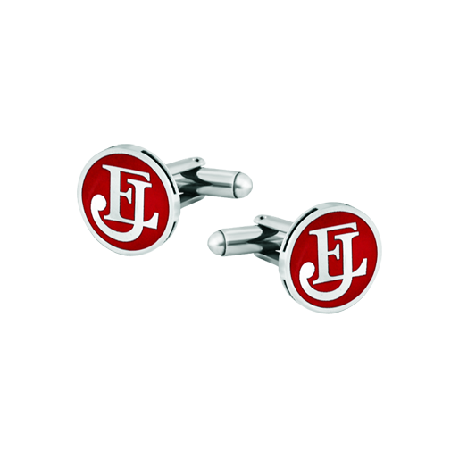 Gemelos de iniciales de plata con dos letras entrelazadasReferencia: GE0314Gemelos personalizados con las letras de sus iniciales talladas bajo relieve en plata de ley y esmaltadas al horno.Trabajo artesanal de gran minuciosidad.Ideales para combinar con sus mejores camisas en cualquier celebración.