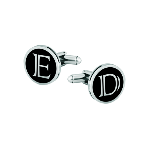 Gemelos con iniciales personalizadosReferencia: GE0344Gemelos personalizados con las letras de sus iniciales talladas bajo relieve en plata de ley y esmaltados al horno.Trabajo artesanal de gran minuciosidad.