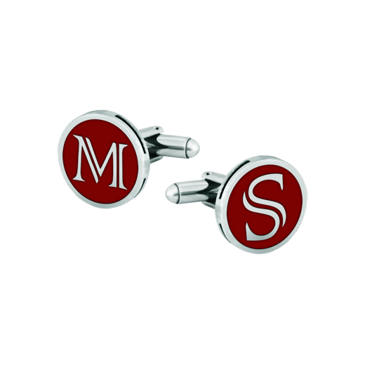 Gemelos personalizados de incialesReferencia: GE0344Gemelos personalizados con las letras de sus iniciales talladas bajo relieve en plata de ley y esmaltados al horno.Trabajo artesanal de gran minuciosidad.