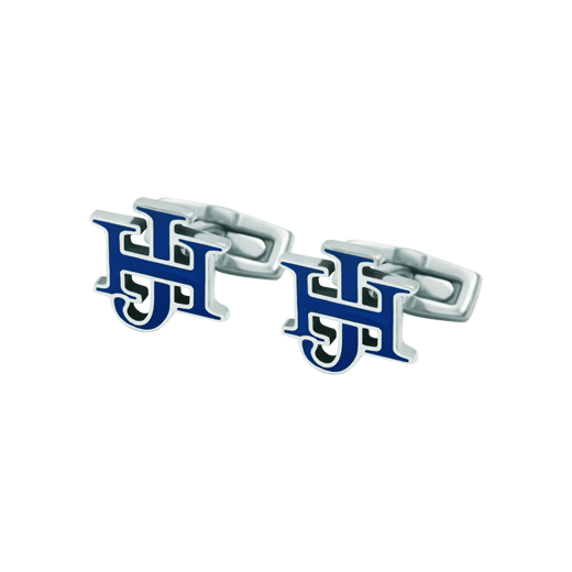 Gemelos con iniciales de plataReferencia: GE0387Gemelos fabricados en plata de ley esmaltados a mano, personalizados con sus iniciales.