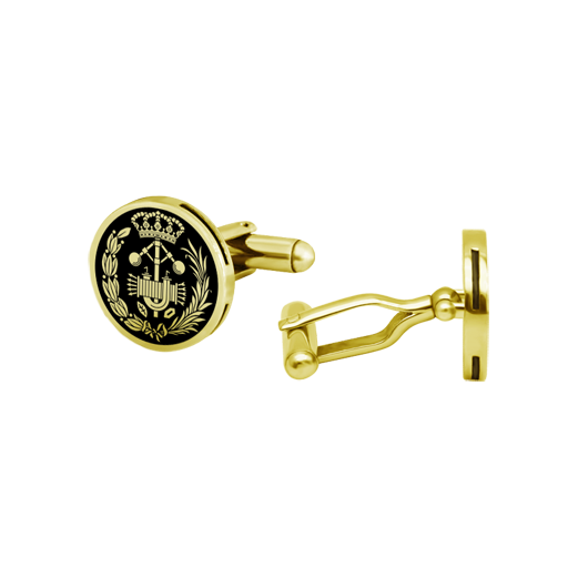 Gold plated Industrial Engineers CufflinksRef. code: GE0407Cufflinks with Industrials shield carved in bas-relief, baked enamel and gold plated.We have all professions and careers available: Advocacy (Lawyer / Law), Commercial Agent, Quantity Surveyor, Architect (Architecture), ATS (Nursing), Fine Arts, Biological Sciences (Biology), Exact Sciences, Physical Sciences, Political Sciences, Political and Economic Sciences, Chemical Sciences, Commerce, Draftsman, Economics, Business, Pharmacy, Philosophy and Letters, Geography, Geological (Geology), Social Graduate, Computer Science, Agricultural Engineering, Civil Engineering, Electronic Engineering, Forestry Engineering, Mining Engineering, Naval Engineering, Higher Industrial Engineering, Industrial Technical Engineering, Telecommunications Engineering, Textile Engineering, Jewelry, Teaching, Medicine, Music, Psychology, Topography, Dentistry, Optics, Journalism, Veterinary Medicine.And if we don't have yours, please contact us.