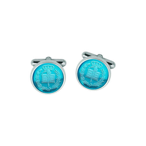 Gemelos de Medicina de plata con cristal de rocaReferencia: GE0422Gemelos fabricados en plata de ley con un cabujón de cristal de roca de 14x14mm, con el anagrama de Medicina grabado en la parte posterior del cristal.Tenemos todas las profesiones y carreras disponibles: Abogacía (Abogado / Derecho), Agente Comercial, Aparejador, Arquitecto (Arquitectura), ATS (Enfermería), Bellas Artes, Ciencias Biológicas (Biología), Ciencias Exactas, Ciencias Físicas, Ciencias Políticas, Ciencias Políticas y Económicas, Ciencias Químicas, Comercio, Delineante, Economía, Empresariales, Farmacia, Filosofía y Letras, Geografía, Geológicas (Geología), Graduado Social, Informática, Ingeniero Agrónomo, Ingeniero de Caminos, Ingeniero Electrónico, Ingeniero de Montes, Ingeniero de Minas, Ingeniero Naval, Ingeniero Industrial Superior, Ingeniero Técnico Industrial, Ingeniero Telecomunicaciones, Ingeniero Textil, Joyero, Magisterio (Profesor), Medicina, Música, Psicología, Topógrafo (Topografía), Odontología, Óptica, Periodismo, Veterinaria.Y si no tenemos la suya, consultenos.