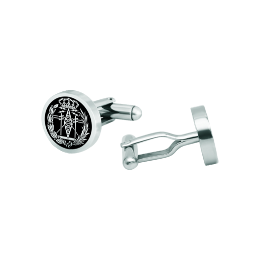 Cufflinks made of aluminum and steel, designed by telecommunications engineersRef. code: GE0432Cufflinks featuring the Telecommunications Engineering Department crest, carved in low relief on aluminum and oven-enameled, mounted on 4mm polished steel, representing a meticulous, high-quality piece of craftsmanship.We have all professions and careers available: Advocacy (Lawyer / Law), Commercial Agent, Quantity Surveyor, Architect (Architecture), ATS (Nursing), Fine Arts, Biological Sciences (Biology), Exact Sciences, Physical Sciences, Political Sciences, Political and Economic Sciences, Chemical Sciences, Commerce, Draftsman, Economics, Business, Pharmacy, Philosophy and Letters, Geography, Geological (Geology), Social Graduate, Computer Science, Agricultural Engineering, Civil Engineering, Electronic Engineering, Forestry Engineering, Mining Engineering, Naval Engineering, Higher Industrial Engineering, Industrial Technical Engineering, Telecommunications Engineering, Textile Engineering, Jewelry, Teaching, Medicine, Music, Psychology, Topography, Dentistry, Optics, Journalism, Veterinary Medicine.And if we don't have yours, please contact us.