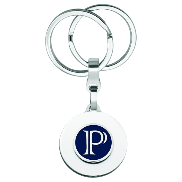 Silberner Schlüsselanhänger "Anfangsbuchstabe"Ref. Code: LL0318In unseren Werkstätten in Handarbeit hergestellter Schlüsselanhänger aus poliertem Stahl, der sich weich anfühlt, und handemailliertem Sterlingsilber mit ewiger Garantie.