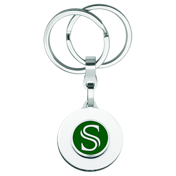 Silberner Schlüsselanhänger "Anfangsbuchstabe"Ref. Code: LL0318In unseren Werkstätten in Handarbeit hergestellter Schlüsselanhänger aus poliertem Stahl, der sich weich anfühlt, und handemailliertem Sterlingsilber mit ewiger Garantie.