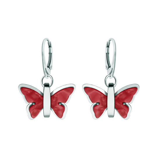 Boucles d'oreilles papillon Art déco en acier et nacreReferencia: PE3296Boucles d'oreilles en acier inoxydable poli et nacre de cellulose.Pièces de musée inspirées des œuvres les plus représentatives des mouvements Art nouveau et Art déco, et du modernisme de la fin du XIXe siècle et du début du XXe siècle.