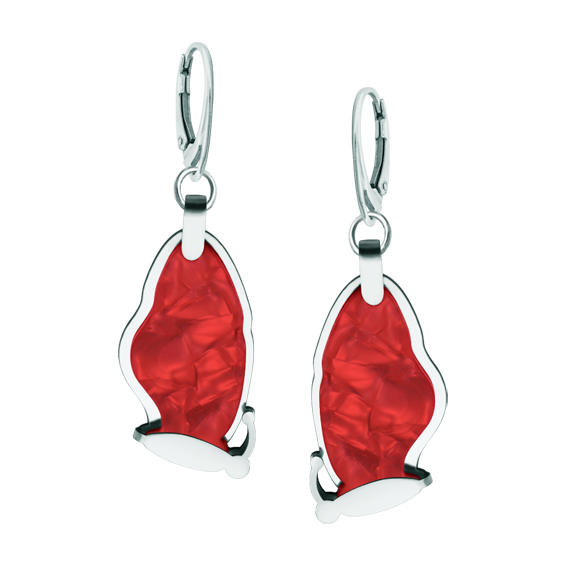 Boucles d'oreilles papillon Art déco en acier et nacreReferencia: PE3298Boucles d'oreilles en acier inoxydable poli et nacre de cellulose.Pièces de musée inspirées des œuvres les plus représentatives des mouvements Art nouveau et Art déco, et du modernisme de la fin du XIXe siècle et du début du XXe siècle.