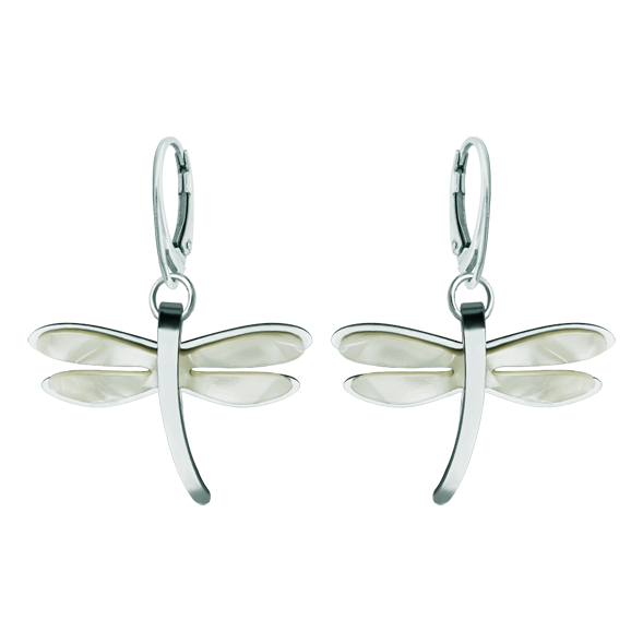 Boucles d'oreilles libellules Arribes en acier et nacreReferencia: PE3299Boucles d'oreilles en acier inoxydable poli et nacre de cellulose.Joaquín Prior a conçu ces boucles d'oreilles en s'inspirant des libellules du parc naturel d'Arribes de Duero, à Salamanque.