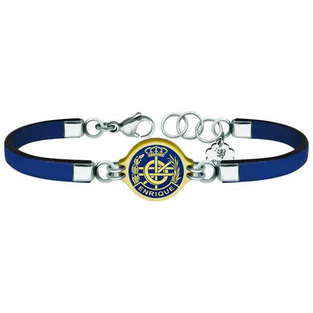 Personalized gold plated racing bracelet, steel and leather "Computer Engineer"Ref. code: PU27603mm thick leather bracelet with the Computer Engineer's shield personalized with his name carved in low relief, gold plated and stove enameled.We have all professions and careers available: Advocacy (Lawyer / Law), Commercial Agent, Quantity Surveyor, Architect (Architecture), ATS (Nursing), Fine Arts, Biological Sciences (Biology), Exact Sciences, Physical Sciences, Political Sciences, Political and Economic Sciences, Chemical Sciences, Commerce, Draftsman, Economics, Business, Pharmacy, Philosophy and Letters, Geography, Geological (Geology), Social Graduate, Computer Science, Agricultural Engineering, Civil Engineering, Electronic Engineering, Forestry Engineering, Mining Engineering, Naval Engineering, Higher Industrial Engineering, Industrial Technical Engineering, Telecommunications Engineering, Textile Engineering, Jewelry, Teaching, Medicine, Music, Psychology, Topography, Dentistry, Optics, Journalism, Veterinary Medicine.And if we don't have yours, please contact us.