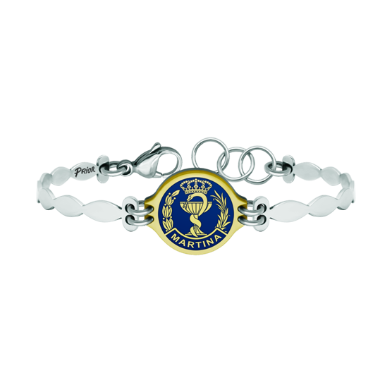 Bracelet en or et acier inoxydable "Pharmacie"Referencia: PU2764Bracelet en acier inoxydable avec les armoiries de la pharmacie personnalisées avec votre nom sculpté en bas-relief en or 18 carats et émaillé au four.Toutes les professions et carrières sont disponibles : Avocat, Agent commercial, Métreur, Architecte, ATS, Beaux-Arts, Sciences biologiques, Sciences exactes, Sciences physiques, Sciences politiques, Sciences politiques et économiques, Sciences chimiques, Commerce, Dessinateur, Economie, Gestion, Pharmacie, Philosophie et Lettres, Géographie, Géologie, Sciences sociales, Informatique, Génie agricole, Génie civil, Génie électronique, Génie forestier, Génie minier, Génie naval, Génie industriel supérieur, Génie technique industriel, Génie des télécommunications, Génie textile, Bijouterie, Enseignement, Médecine, Musique, Psychologie, Topographie, Odontologie, Optique, Journalisme, Médecine vétérinaire.Et si nous n'avons pas le vôtre, n'hésitez pas à nous contacter.