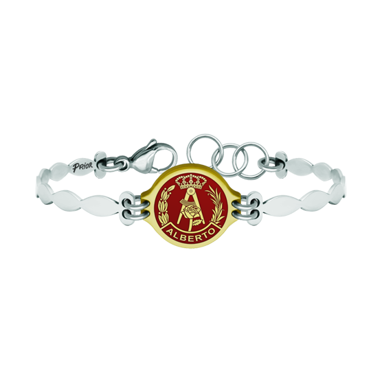 Bracelet en acier doré "Medicine"Referencia: PU2766Bracelet en acier inoxydable avec le bouclier de la médecine personnalisé avec votre nom sculpté en bas-relief, plaqué or et émaillé au four.Toutes les professions et carrières sont disponibles : Avocat, Agent commercial, Métreur, Architecte, ATS, Beaux-Arts, Sciences biologiques, Sciences exactes, Sciences physiques, Sciences politiques, Sciences politiques et économiques, Sciences chimiques, Commerce, Dessinateur, Economie, Gestion, Pharmacie, Philosophie et Lettres, Géographie, Géologie, Sciences sociales, Informatique, Génie agricole, Génie civil, Génie électronique, Génie forestier, Génie minier, Génie naval, Génie industriel supérieur, Génie technique industriel, Génie des télécommunications, Génie textile, Bijouterie, Enseignement, Médecine, Musique, Psychologie, Topographie, Odontologie, Optique, Journalisme, Médecine vétérinaire.Et si nous n'avons pas le vôtre, n'hésitez pas à nous contacter.