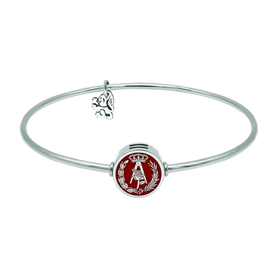 Architecture bracelet in enameled sterling silver and steelRef. code: PU2779Polished steel bracelet with carved and enameled sterling silver Architecture shield.We have all professions and careers available: Advocacy (Lawyer / Law), Commercial Agent, Quantity Surveyor, Architect (Architecture), ATS (Nursing), Fine Arts, Biological Sciences (Biology), Exact Sciences, Physical Sciences, Political Sciences, Political and Economic Sciences, Chemical Sciences, Commerce, Draftsman, Economics, Business, Pharmacy, Philosophy and Letters, Geography, Geological (Geology), Social Graduate, Computer Science, Agricultural Engineering, Civil Engineering, Electronic Engineering, Forestry Engineering, Mining Engineering, Naval Engineering, Higher Industrial Engineering, Industrial Technical Engineering, Telecommunications Engineering, Textile Engineering, Jewelry, Teaching, Medicine, Music, Psychology, Topography, Dentistry, Optics, Journalism, Veterinary Medicine.And if we don't have yours, please contact us.