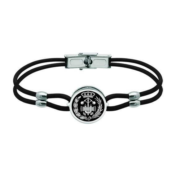 Pulsera de plata y cuero "Ingenieros Industriales"Referencia: PU2824Pulsera de cuero de 2mm de grosor con el escudo de Ingenieros Industriales tallado bajo relieve en plata de ley y esmaltado al horno.Tenemos todas las profesiones y carreras disponibles: Abogacía (Abogado / Derecho), Agente Comercial, Aparejador, Arquitecto (Arquitectura), ATS (Enfermería), Bellas Artes, Ciencias Biológicas (Biología), Ciencias Exactas, Ciencias Físicas, Ciencias Políticas, Ciencias Políticas y Económicas, Ciencias Químicas, Comercio, Delineante, Economía, Empresariales, Farmacia, Filosofía y Letras, Geografía, Geológicas (Geología), Graduado Social, Informática, Ingeniero Agrónomo, Ingeniero de Caminos, Ingeniero Electrónico, Ingeniero de Montes, Ingeniero de Minas, Ingeniero Naval, Ingeniero Industrial Superior, Ingeniero Técnico Industrial, Ingeniero Telecomunicaciones, Ingeniero Textil, Joyero, Magisterio (Profesor), Medicina, Música, Psicología, Topógrafo (Topografía), Odontología, Óptica, Periodismo, Veterinaria.Y si no tenemos la suya, consultenos.