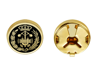 Gold plated industrial engineer button covers (Black)Ref. code: CB0004Gold plated and enameled Industrial Engineers coat of arms.We have all professions and careers available: Advocacy (Lawyer / Law), Commercial Agent, Quantity Surveyor, Architect (Architecture), ATS (Nursing), Fine Arts, Biological Sciences (Biology), Exact Sciences, Physical Sciences, Political Sciences, Political and Economic Sciences, Chemical Sciences, Commerce, Draftsman, Economics, Business, Pharmacy, Philosophy and Letters, Geography, Geological (Geology), Social Graduate, Computer Science, Agricultural Engineering, Civil Engineering, Electronic Engineering, Forestry Engineering, Mining Engineering, Naval Engineering, Higher Industrial Engineering, Industrial Technical Engineering, Telecommunications Engineering, Textile Engineering, Jewelry, Teaching, Medicine, Music, Psychology, Topography, Dentistry, Optics, Journalism, Veterinary Medicine.And if we don't have yours, please contact us.Size: 16x16mm.