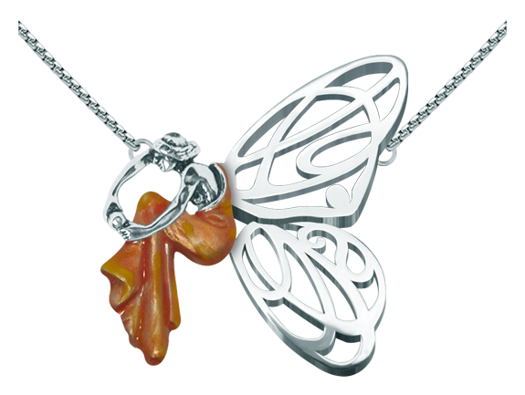 Pendentif Art nouveau en argent et acier inoxydable "Femme assise avec ailes de papillon" (Orange)
Referencia: CO1587
Pendentif en acier inoxydable poli et en argent sterling émaillé.
Pièces de musée inspirées des œuvres les plus représentatives des mouvements Art nouveau et Art déco, et du modernisme de la fin du XIXe siècle et du début du XXe siècle.
Medida: 45x45mm. Pendentif Art nouveau en argent et acier inoxydable "Femme assise avec ailes de papillon" (Orange)
Referencia: CO1587
Pendentif en acier inoxydable poli et en argent sterling émaillé.
Pièces de musée inspirées des œuvres les plus représentatives des mouvements Art nouveau et Art déco, et du modernisme de la fin du XIXe siècle et du début du XXe siècle.
Medida: 45x45mm.