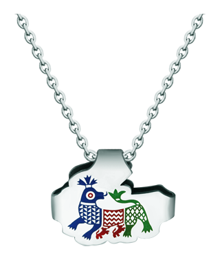 Silberanhänger "Traditionelle Stickerei aus der Sierra de Francia"Ref. Code: CO1897Anhänger mit einem traditionellen Serrano-Motiv, aus Sterlingsilber geschnitzt und einbrennlackiert.Inspiriert von der traditionellen Stickerei der Sierra de Francia, typisch für Städte wie La Alberca, Mogarraz und andere Gemeinden in der Sierra, wo Sie diese Kunstwerke genießen können.Gr&ouml;&szlig;e: 24x18mm.