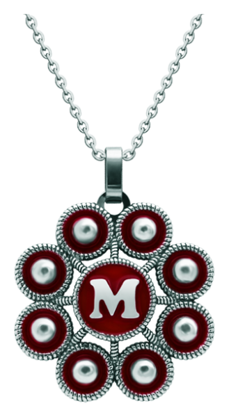 Pendentif en argent "Bouton Charro personnalisé avec initiale" (Rouge)Referencia: CO1959Pendentif en argent sterling et acier inoxydable poli lisse, personnalisé avec votre initiale émaillée au four.Medida: 39x39mm.