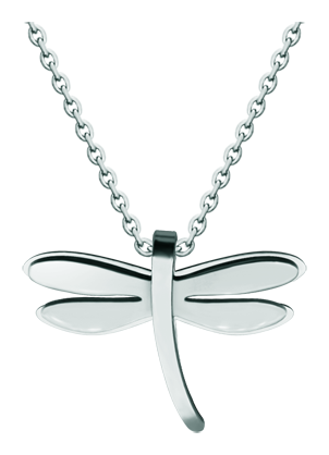 Art Deco dragonfly pendant in steelRef. code: CO1976Pendant made of polished steel smooth to the touch.Museum pieces inspired by the most representative works of the Art Nouveau and Art Deco movements, and the modernism of the late nineteenth and early twentieth centuries.Size: 34x26mm.