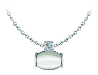 Silberanhänger mit Moissanit und BergkristallRef. Code: CO1993Anhänger aus Sterlingsilber mit einem 16x12 mm großen farbigen Kristallcabochon und einem 5 mm großen Moissanit im Brillantschliff.Moissanit ist ein im Labor hergestellter Edelstein, der aufgrund seiner Schönheit und seiner einzigartigen Eigenschaften einen besonderen Platz in der Schmuckherstellung einnimmt. Er besticht durch seinen diamantenähnlichen Glanz und seine hohe Festigkeit (9,25 auf der Mohs-Skala).Ursprünglich wurde er Ende des 19. Jahrhunderts in einem Meteoriten entdeckt, und dieser 