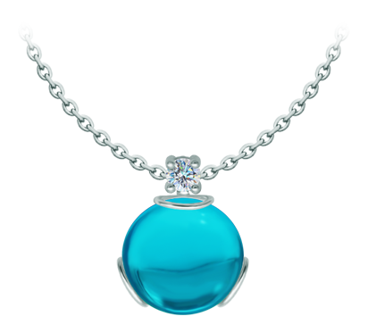 Colgante de plata con cristal de colores y moissanita (Azul)Referencia: CO1997Colgante fabricado en plata de ley con un cabujón de cristal de colores de 18x18mm y una moissanita talla brillante de 5mm engastada.La moissanita es una gema preciosa creada en laboratorio que se ha ganado un lugar especial en la joyería por su belleza y cualidades únicas, deslumbra por su brillo superior al del diamante y su gran resistencia (9,25 en la escala de Mohs).Descubierta originalmente en un meteorito a finales del siglo XIX, y ese origen “estelar” le otorga un encanto singular.Llena de destellos únicos, combina lujo y elegancia en una sola joya.Medida: 18x18mm.