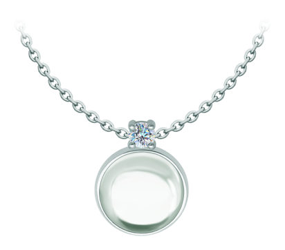 Silver pendant with rock crystal and moissaniteRef. code: CO2009Pendant made in sterling silver with a 16x16mm colored crystal cabochon and a 5mm brilliant cut moissanite set.Moissanite is a precious gemstone created in a laboratory that has earned a special place in jewelry for its beauty and unique qualities, it dazzles for its brilliance superior to diamond and its great resistance (9.25 on the Mohs scale).Originally discovered in a meteorite at the end of the 19th century, this 