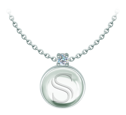 Colgante de plata personalizado con inicial grabada en cristal de roca y moissanitaReferencia: CO2012Colgante fabricado en plata de ley con un cabujón de cristal de colores de 18x18mm personalizado con su inicial grabada y una moissanita talla brillante de 5mm engastada.La moissanita es una gema preciosa creada en laboratorio que se ha ganado un lugar especial en la joyería por su belleza y cualidades únicas, deslumbra por su brillo superior al del diamante y su gran resistencia (9,25 en la escala de Mohs).Descubierta originalmente en un meteorito a finales del siglo XIX, y ese origen “estelar” le otorga un encanto singular.Llena de destellos únicos, combina lujo y elegancia en una sola joya.Medida: 20x20mm.