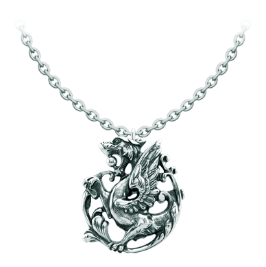 Art Nouveau Dragon Pendant in silverRef. code: CO2035Dragon pendant with Art Nouveau style made in sterling silver.Museum pieces inspired by the most representative works of the Art Nouveau and Art Deco movements, and the modernism of the late nineteenth and early twentieth centuries.Size: 20x22mm.