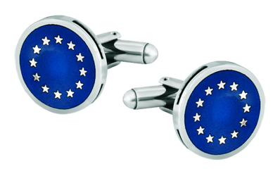 Boutons de manchette en argent "Drapeau de l'Europe"
Referencia: GE0241
Boutons de manchette avec le drapeau de l'Europe sculpté en relief dans l'argent et émaillé au four.
Medida: 16x16mm. Boutons de manchette en argent "Drapeau de l'Europe"
Referencia: GE0241
Boutons de manchette avec le drapeau de l'Europe sculpté en relief dans l'argent et émaillé au four.
Medida: 16x16mm.