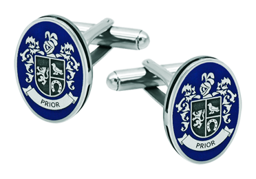 Boutons de manchette ovales en argent personnalisés "Armoiries du nom de famille Prieur" (Bleu)Referencia: GE0301Boutons de manchette personnalisés avec l'écu héraldique du nom de famille de Prieur sculpté en bas-relief dans de l'argent sterling et émaillé au four.Medida: 15x20x3mm.