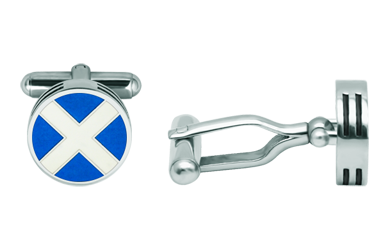 Silver nautical flags cufflinks with three heightsRef. code: GE0411Cufflinks with personalized nautical flag with the initial of your name, carved under relief in sterling silver and enameled in the oven, with a thickness of 4mm in three heights.Craftsmanship of great meticulousness.Size: 14x14x4mm.