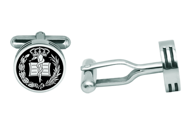 Silver and steel medical cufflinks in three heights (Black)Ref. code: GE0416Cufflinks featuring the Medicina coat of arms, carved in low relief on sterling silver and fired-enameled, showcasing meticulous, high-quality craftsmanship, with a thickness of 4 mm across three tiers of steel.We have all professions and careers available: Advocacy (Lawyer / Law), Commercial Agent, Quantity Surveyor, Architect (Architecture), ATS (Nursing), Fine Arts, Biological Sciences (Biology), Exact Sciences, Physical Sciences, Political Sciences, Political and Economic Sciences, Chemical Sciences, Commerce, Draftsman, Economics, Business, Pharmacy, Philosophy and Letters, Geography, Geological (Geology), Social Graduate, Computer Science, Agricultural Engineering, Civil Engineering, Electronic Engineering, Forestry Engineering, Mining Engineering, Naval Engineering, Higher Industrial Engineering, Industrial Technical Engineering, Telecommunications Engineering, Textile Engineering, Jewelry, Teaching, Medicine, Music, Psychology, Topography, Dentistry, Optics, Journalism, Veterinary Medicine.And if we don't have yours, please contact us.Size: 14x14mm.
