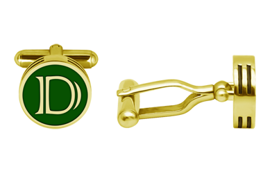 Gemelos personalizados con iniciales chapados en oro en tres alturas (Verde)Referencia: GE0420Gemelos chapados en oro personalizados con las letras inciales de su nombre talladas bajo relieve y esmaltados al horno, en tres alturas, con un grueso de 4mm en tres alturas.Medida: 14x14mm.