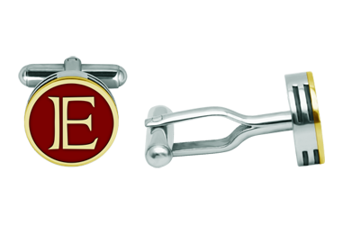 Gemelos personalizados con iniciales de oro en tres alturas (Rojo)Referencia: GE0421Gemelos personalizados con las letras inciales de su nombre talladas bajo relieve en oro de 18 ktes y esmaltados al horno, sobre acero pulido en tres alturas, con un grueso de 4mm en tres alturas.Medida: 14x14mm.