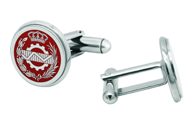 Aluminum and steel cufflinks from the School of Business (Red)Ref. code: GE0428Cufflinks featuring a business administration profession emblem carved in low relief on aluminum, oven-enameled, mounted on polished steel, resulting in a meticulous, high-quality piece.We have all professions and careers available: Advocacy (Lawyer / Law), Commercial Agent, Quantity Surveyor, Architect (Architecture), ATS (Nursing), Fine Arts, Biological Sciences (Biology), Exact Sciences, Physical Sciences, Political Sciences, Political and Economic Sciences, Chemical Sciences, Commerce, Draftsman, Economics, Business, Pharmacy, Philosophy and Letters, Geography, Geological (Geology), Social Graduate, Computer Science, Agricultural Engineering, Civil Engineering, Electronic Engineering, Forestry Engineering, Mining Engineering, Naval Engineering, Higher Industrial Engineering, Industrial Technical Engineering, Telecommunications Engineering, Textile Engineering, Jewelry, Teaching, Medicine, Music, Psychology, Topography, Dentistry, Optics, Journalism, Veterinary Medicine.And if we don't have yours, please contact us.Size: 18x18mm.