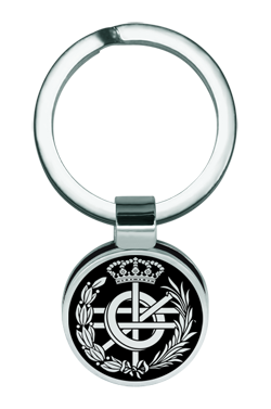 Computer Engineering Keychain Made of Silver, Cellulose, and Steel (Black)
Ref. code: LL0342
Keychain featuring the Computer Engineering Department's coat of arms, made of hand-enameled sterling silver on colored cellulose and polished steel.
Size: 18x18mm. Computer Engineering Keychain Made of Silver, Cellulose, and Steel (Black)
Ref. code: LL0342
Keychain featuring the Computer Engineering Department's coat of arms, made of hand-enameled sterling silver on colored cellulose and polished steel.
Size: 18x18mm.