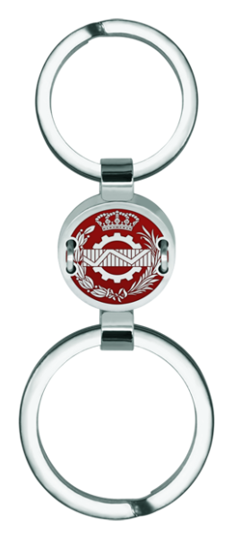 Porte-clés « Profession : gestion d'entreprise » en argent, acier et aluminium (Rouge)
Referencia: LL0350
Porte-clés orné du blason de la faculté de gestion d'entreprise, gravé et émaillé sur aluminium, et brodé de fil d'argent sur de l'acier poli.
Medida: 18x18mm. Porte-clés « Profession : gestion d'entreprise » en argent, acier et aluminium (Rouge)
Referencia: LL0350
Porte-clés orné du blason de la faculté de gestion d'entreprise, gravé et émaillé sur aluminium, et brodé de fil d'argent sur de l'acier poli.
Medida: 18x18mm.