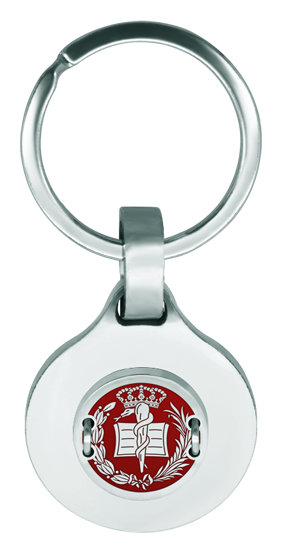 Porte-clés « Métiers » : Médecine, en argent, acier et aluminium (Rouge)
Referencia: LL0352
Porte-clés orné du blason de la faculté de médecine, gravé et émaillé sur aluminium, et brodé avec du fil d'argent sur de l'acier poli de 2 mm.
Medida: 30x30mm. Porte-clés « Métiers » : Médecine, en argent, acier et aluminium (Rouge)
Referencia: LL0352
Porte-clés orné du blason de la faculté de médecine, gravé et émaillé sur aluminium, et brodé avec du fil d'argent sur de l'acier poli de 2 mm.
Medida: 30x30mm.
