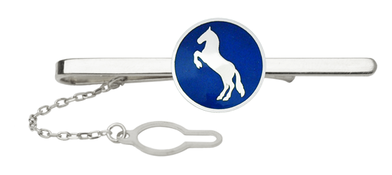 Pince à cravate "Cheval cabré"Referencia: PA0054Pince à cravate en argent sterling. Emaillée à la main.Medida: 18x18mm.