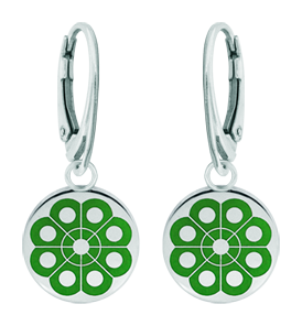 Boucles d'oreilles en argent émaillé "Button Charro de Salamanca" (Vert)Referencia: PE3184Boucles d'oreilles fabriquées à la main dans nos ateliers en acier poli lisse au toucher et en argent sterling émaillé à la main avec une garantie éternelle.Medida: 14x14mm.