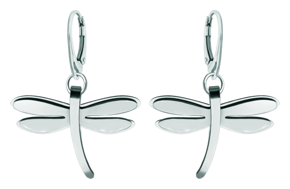 Art-Deco-Libellen-Ohrringe aus rostfreiem StahlRef. Code: PE3315Ohrringe aus poliertem Edelstahl, die sich weich anfühlen.Museumsstücke, die von den repräsentativsten Werken des Jugendstils, des Art déco und des Modernismus des späten 19. und frühen 20. Jahrhunderts inspiriert sind.Gr&ouml;&szlig;e: 34x26mm.
